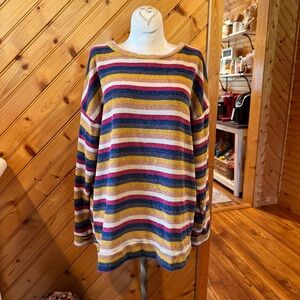 ODDY Striped Multicolor Women's Sweater